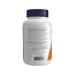 Frasco de suplemento Cod Liver Oil 1000mg Extra Strength Now com 90 cápsulas de óleo de fígado de bacalhau.