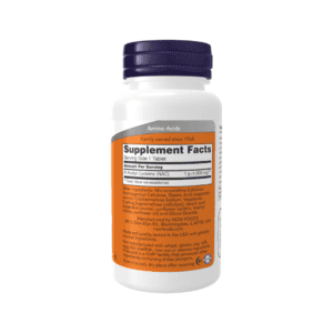 Frasco de suplemento alimentar NAC 1000mg Now com 120 comprimidos, apoio antioxidante e saúde celular.