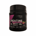 Creatina monohidratada 200 mesh sabor frutos do bosque em pó 300g Drasanvi