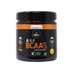 Embalagem de BCAA’s + Glutamina sabor limão 275g da Sport Live Drasanvi, suplemento em pó para recuperação e crescimento muscular.