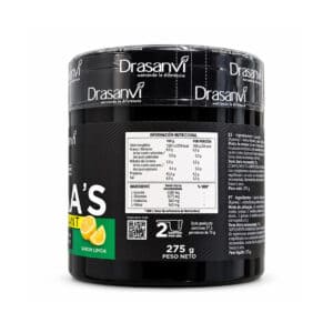 BCAA’s + Glutamina Limão Sport Live Drasanvi, suplemento alimentar em pó, em embalagem de 275 g.
