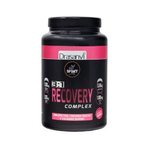 Recuperador Muscular sabor melancia 750g Sport Live Drasanvi, suplemento em pó com proteínas, aminoácidos e eletrólitos para regeneração muscular pós-treino.