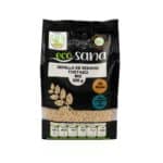 Sementes de sésamo torrado biológicas Ecosana em embalagem de 250 gramas, ideais para cozinhar e adicionar crocância às receitas.