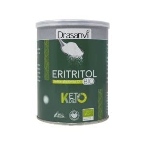 Eritritol biológico Keto Ecosana em embalagem de 500 gramas, adoçante natural sem calorias.