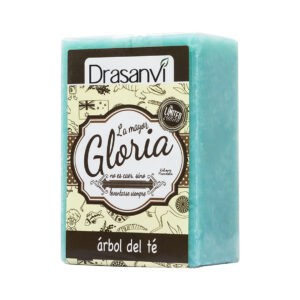 Sabonete de tea tree Drasanvi 100 g, sabonete natural sólido com óleo essencial de melaleuca para limpeza purificante da pele