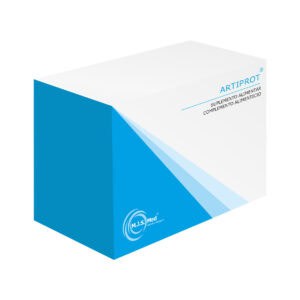 Artiprot 30 saquetas e 30 cápsulas MJS Med em caixa, suplemento para suporte articular e manutenção da mobilidade.