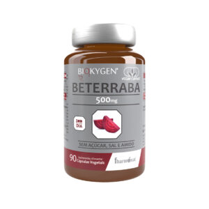 Beterraba 500mg 90 cápsulas Biokygen suplemento alimentar para energia, circulação e desempenho físico