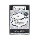 Sabonete de carvão vegetal Drasanvi 100 g, sabonete natural sólido para limpeza profunda e purificação da pele