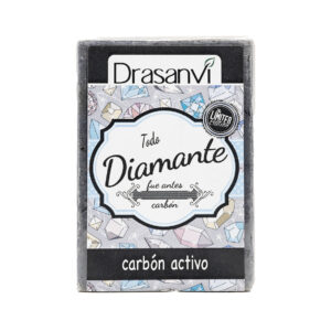 Sabonete de carvão vegetal Drasanvi 100 g, sabonete natural sólido para limpeza profunda e purificação da pele