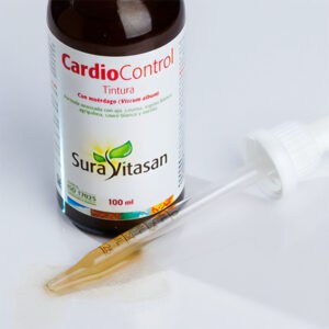 Cardio Control Sura Vitasan em frasco líquido, suplemento alimentar para apoio da saúde cardiovascular e circulação