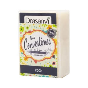 Sabonete de côco Drasanvi 100 g, sabonete natural sólido para limpeza suave e hidratação da pele