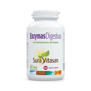 Enzymas digestivas Sura Vitasan em cápsulas para apoio da digestão e absorção de nutrientes