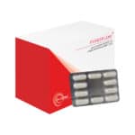 Fisioflou 60 cápsulas MJS Med em frasco, suplemento para proteção hepática e apoio digestivo.