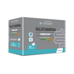 Glutamina 30 saquetas Biokygen suplemento alimentar para recuperação muscular e suporte intestinal