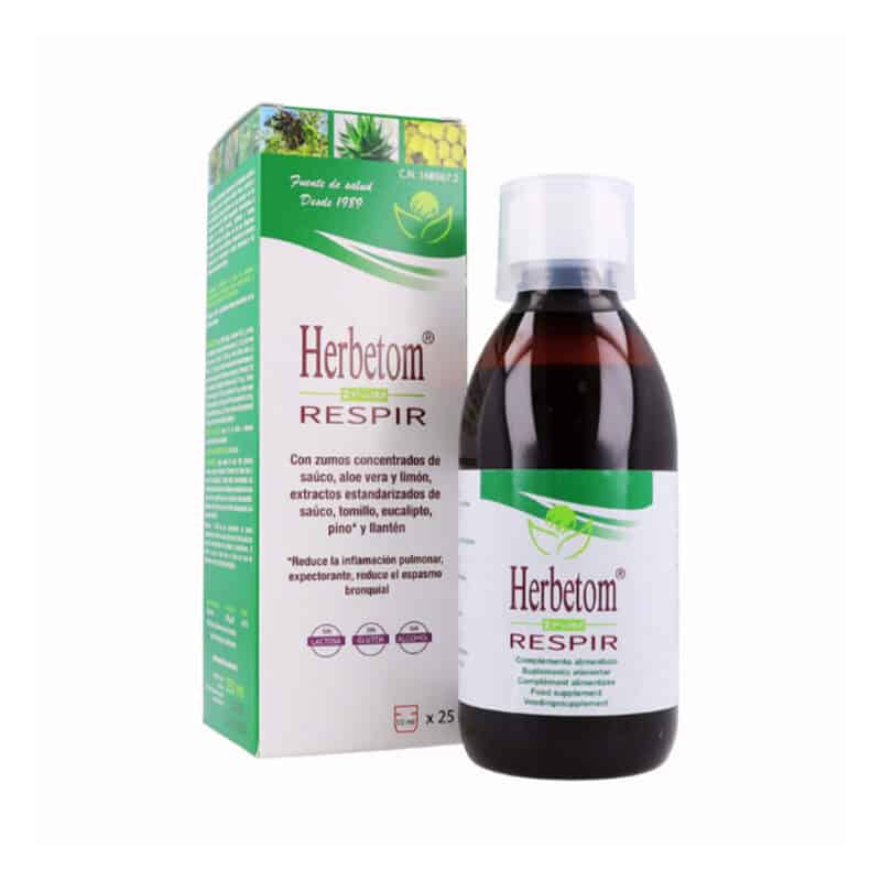 Herbetom 2 PulM Respir 250ml Bioserum suplemento líquido para apoio do sistema respiratório