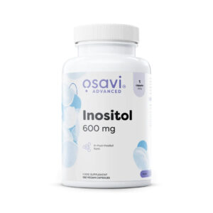Inositol 600 mg Osavi em cápsulas, frasco com 100 cápsulas para suporte metabólico e equilíbrio hormonal