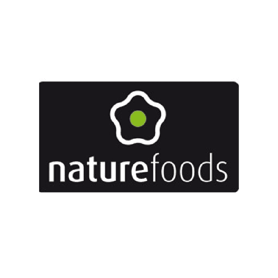 Logo da Naturefoods, marca de produtos alimentares biológicos e sustentáveis.