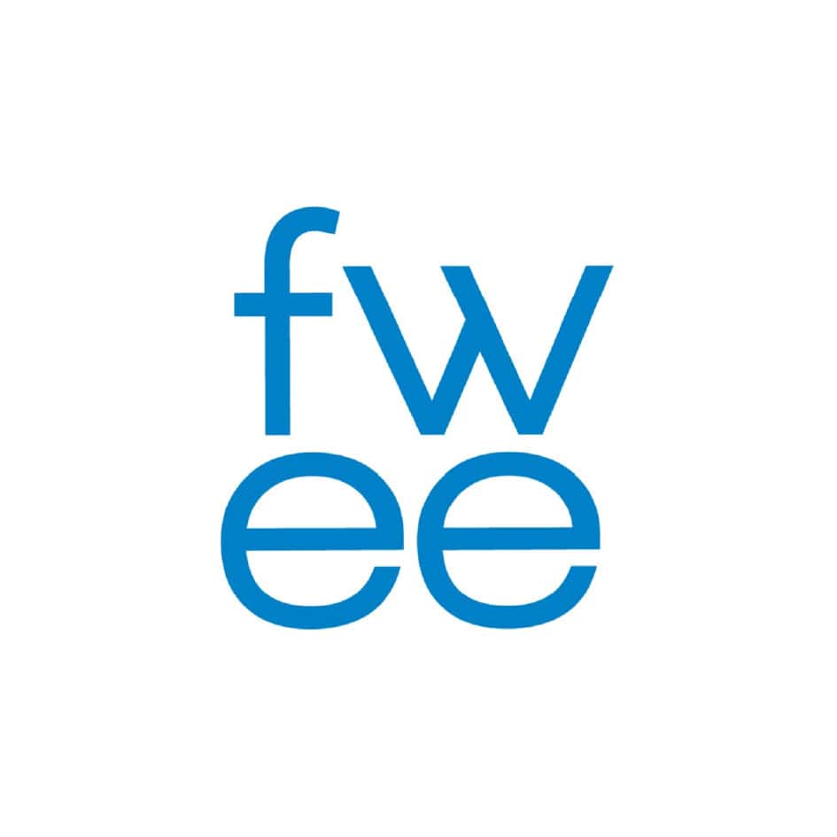 Logo da Fwee, marca de beleza coreana conhecida pelos produtos de maquilhagem de acabamento natural.