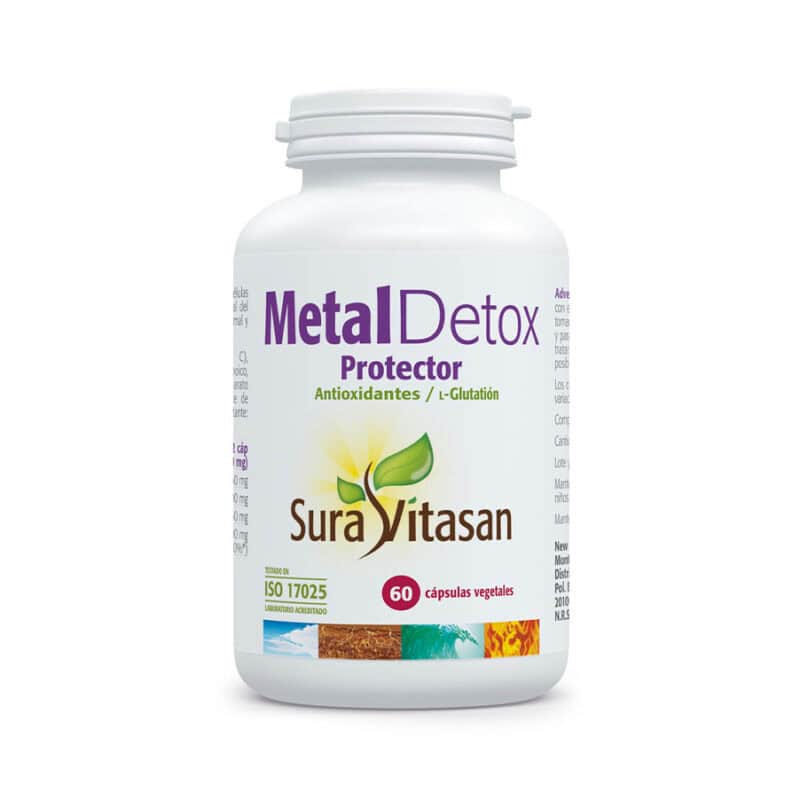 Metal Detox Sura Vitasan em cápsulas para apoio dos processos naturais de desintoxicação