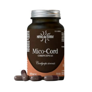 Mico-Cord Hifas da Terra em cápsulas, suplemento alimentar com extrato de cogumelo Cordyceps para energia e resistência