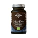 Mico-Five Hifas da Terra em cápsulas, suplemento alimentar com cinco cogumelos medicinais para suporte imunitário