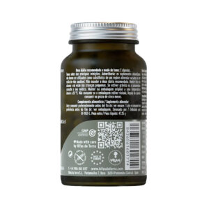 Mico-Leo Hifas da Terra em cápsulas, suplemento alimentar com extrato de cogumelo Hericium erinaceus para suporte cognitivo