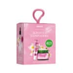 Pack Weleda de cuidado facial alisante e iluminador, com creme e sérum em embalagens naturais.