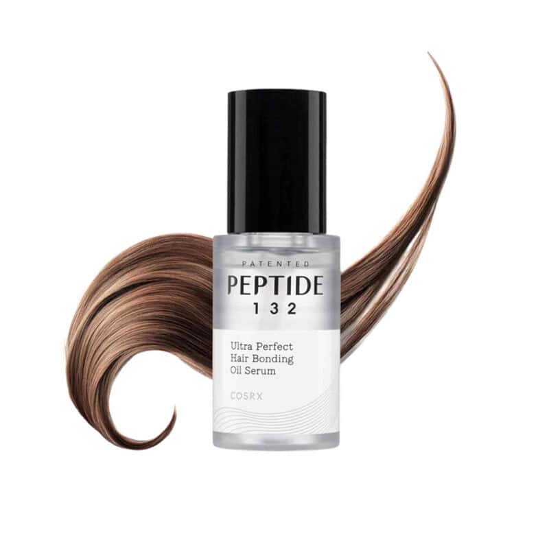 oleo serum capilar cosrx peptide 132 ultra perfect hair bonding em frasco de 28ml para reparar e proteger o cabelo danificado