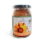 Pólen multifloral biológico Naturefoods em frasco de 230 g, granulado natural obtido de diversas flores.