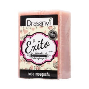 Sabonete de rosa mosqueta Drasanvi 100 g, sabonete natural sólido para limpeza suave e regeneração da pele