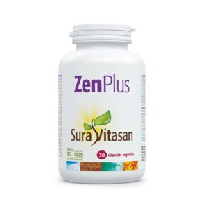 Zen Plus Sura Vitasan em cápsulas para apoio do relaxamento e equilíbrio emocional