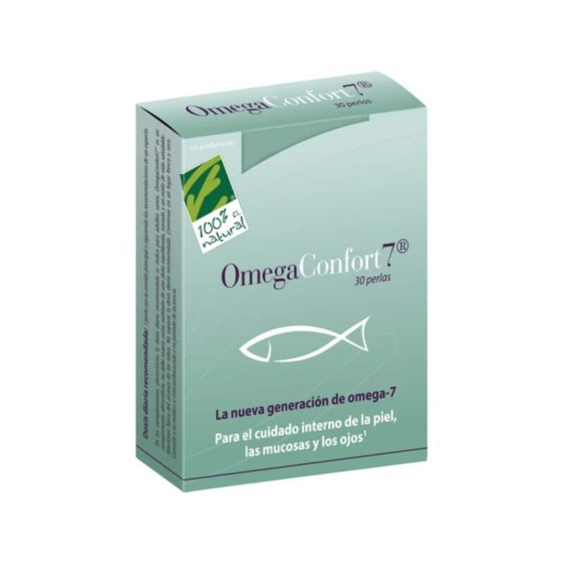 OmegaConfort7 Cien por Cien Natural 30 cápsulas suplemento alimentar para conforto articular e muscular