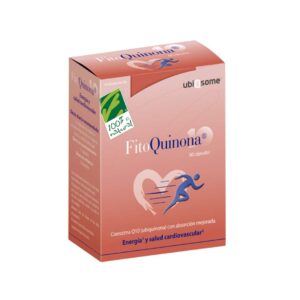 FitoQuinona Cien por Cien Natural 60 cápsulas suplemento alimentar com vitamina K para saúde óssea e cardiovascular