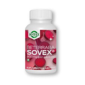 Beterraba 600mg 90 cápsulas Sovex suplemento alimentar para energia, circulação e desempenho físico