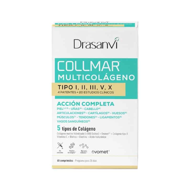 Collmar multicolagenio tipos I II III V X 60 comprimidos Drasanvi