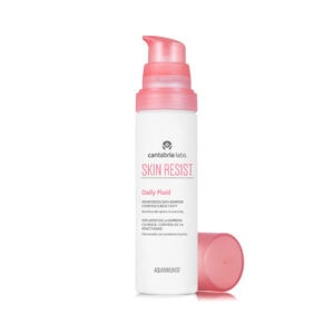 Fluido hidratante facial Skin Resist Daily da Cantabria Labs para pele sensível com ação calmante e protetora