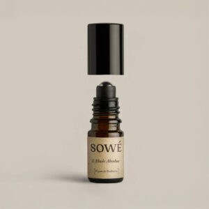 Roll-on contorno de olhos com óleo absoluto de figo-da-índia da Sowé em embalagem de 5ml, ideal para hidratar e revitalizar a zona ocular.