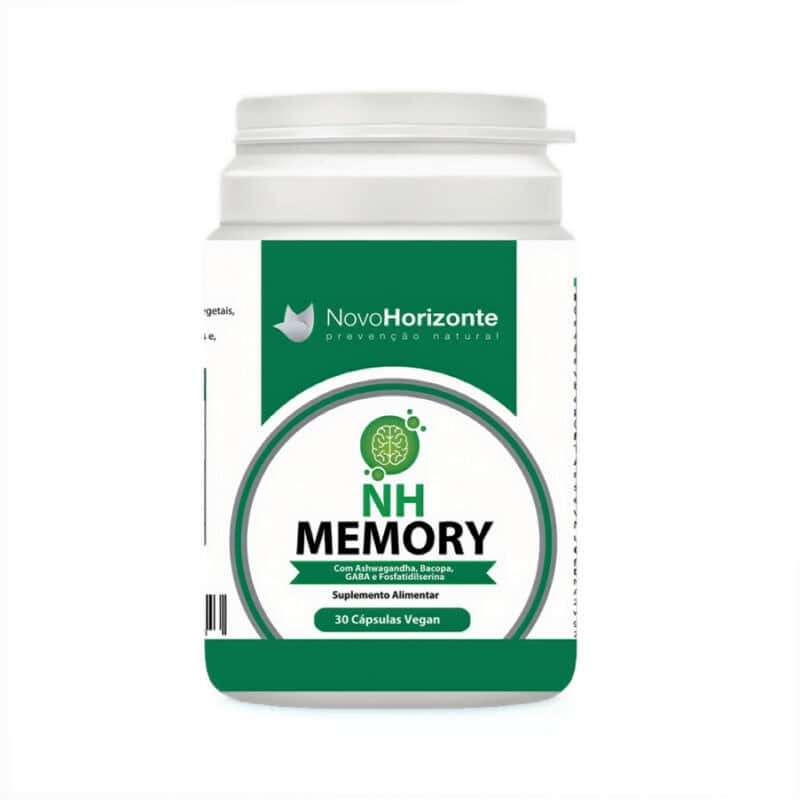 NH Memory 30 cápsulas Novo Horizonte suplemento alimentar para memória e concentração em cápsulas