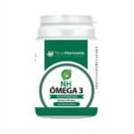 NH Ómega 3 60 cápsulas Novo Horizonte suplemento alimentar com óleo de peixe rico em EPA e DHA
