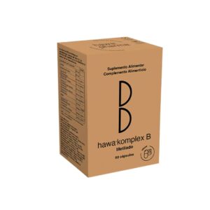 Hawa Komplex B Metilado Hawa Pharma em cápsulas, suplemento alimentar com vitaminas do complexo B em formas ativas.