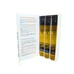 Pack original Acushla com azeite virgem extra das variedades Verdeal Madural e Cobrançosa em frascos de 60ml