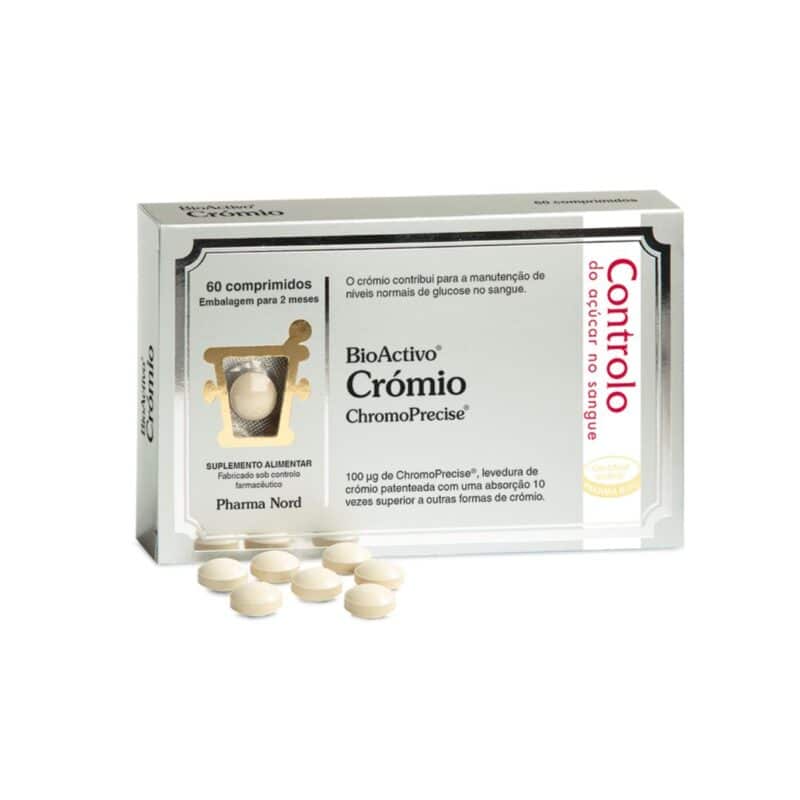 Bio-Crómio Pharma Nord 60 comprimidos com crómio de elevada biodisponibilidade para apoio ao metabolismo da glucose