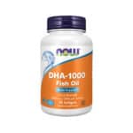 DHA-1000 Fish Oil Now Foods cápsulas com óleo de peixe concentrado em DHA