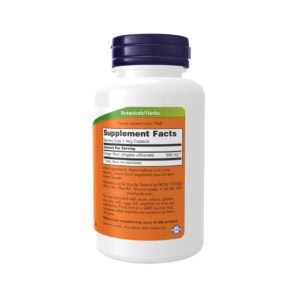 Ginger Root 550mg Now Foods cápsulas de raiz de gengibre para suporte digestivo