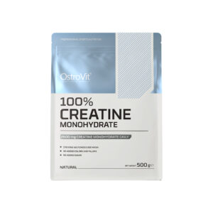Creatina monohidratada 500gr OstroVit em pó, suplemento alimentar para atletas e pessoas fisicamente ativas.