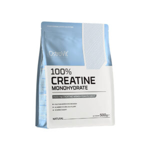 Creatina monohidratada 500gr OstroVit em pó, suplemento alimentar para atletas e pessoas fisicamente ativas.