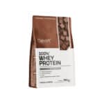 100% Whey Isolate Chocolate 700gr OstroVit, suplemento proteico em pó com isolado de proteína do soro do leite e sabor chocolate.