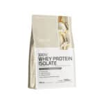 100% Whey Isolate Vanilla 700gr OstroVit, suplemento proteico em pó com isolado de proteína do soro do leite e sabor baunilha.