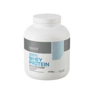 100% Whey Protein Chocolate Dream 2kg OstroVit, suplemento proteico em pó com concentrado de proteína do soro do leite e sabor chocolate dream.