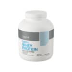 100% Whey Protein Creamy Strawberry 2kg OstroVit, suplemento proteico em pó com concentrado de proteína do soro do leite.